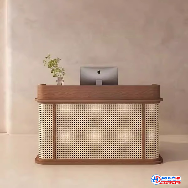 Quầy lễ tân cánh may 1m4 lthd035