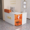 Quầy lễ tân spa chữ l 1m4 x 1m2 lthd031