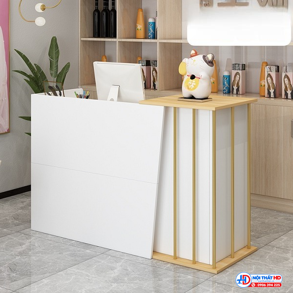 Bàn thu ngân shop thời trang 1m2 lthd029