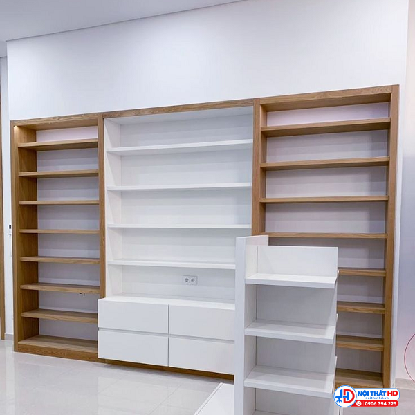 Kệ tủ trưng bày 3m cao cấp tbhd019