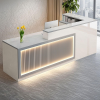 Quầy lễ tân chữ l 1m6 x 1m2 lthd006