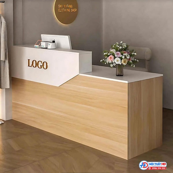 Quầy thu ngân spa 1m4 tnhd010