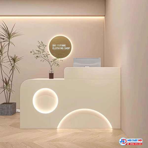 Quầy thu ngân spa nhỏ đẹp 1m2 tnhd020