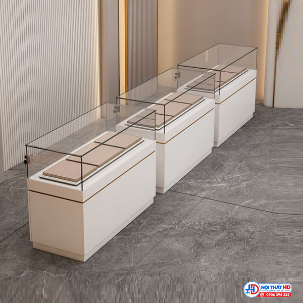 Tủ trưng bày điện thoại ngang 1m2 x 1m1