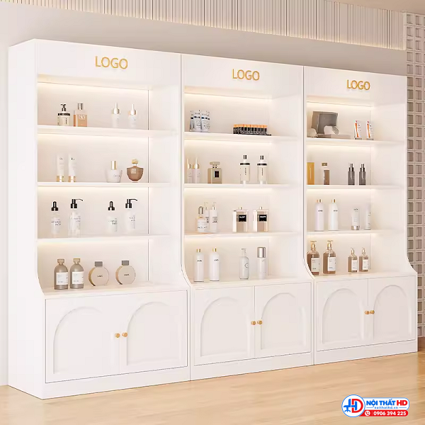 Tủ trưng bày nước hoa 3m x 2m2 tbhd023