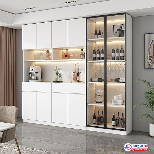 Tủ trưng bày rượu 2m x 2m
