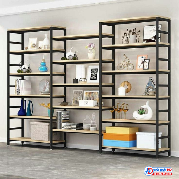 Kệ trưng bày khung sắt 3m x 2m giá rẻ