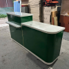 Quầy thu ngân màu xanh 1m6 tnhd024
