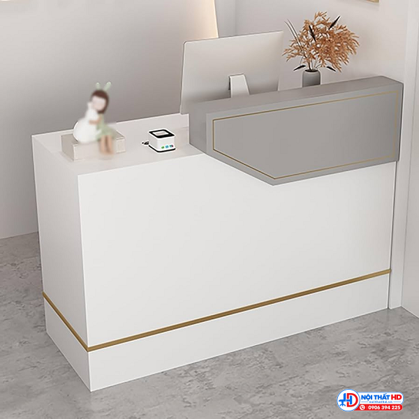 Quầy tính tiền shop thời trang 1m2 tnhd030 - Ảnh 3