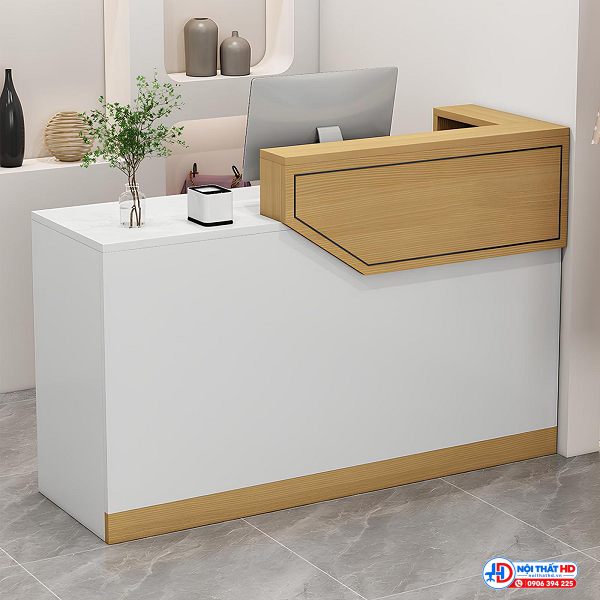 Quầy tính tiền shop thời trang 1m2 tnhd030 - Ảnh 2
