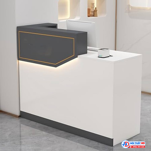 Quầy tính tiền shop thời trang 1m2 tnhd030