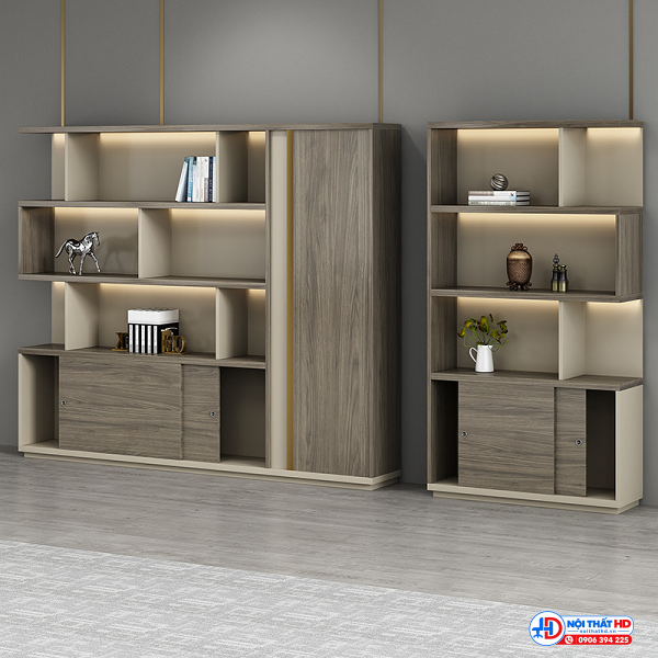 Tủ hồ sơ 2 cánh cửa lùa hiện đại 1m x 2m