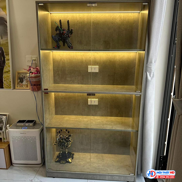 Tủ kính trưng bày mô hình 1m x 1m6
