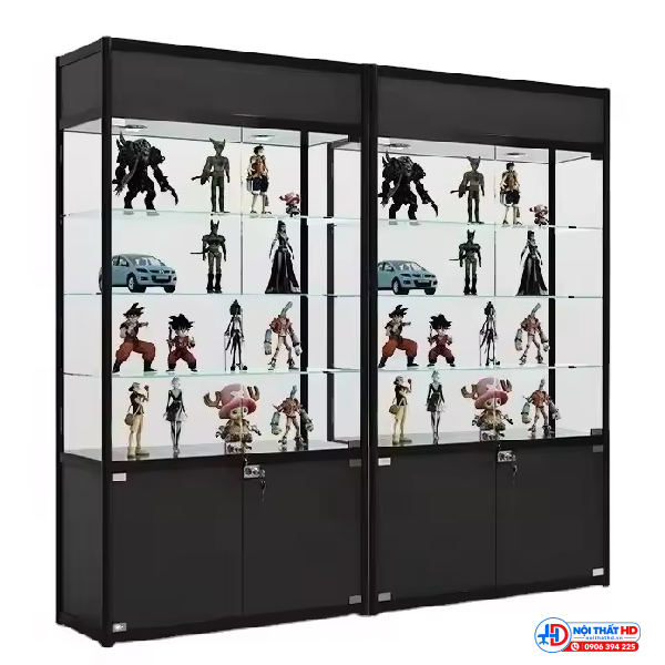 Tủ kinh trưng bày mô hình 80cm x 2m giá rẻ
