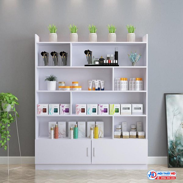 Kệ trưng bày shop mỹ phẩm 1m2 x 1m8 tbhd040