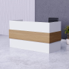 Quầy lễ tân chữ u 1m4 lthd076