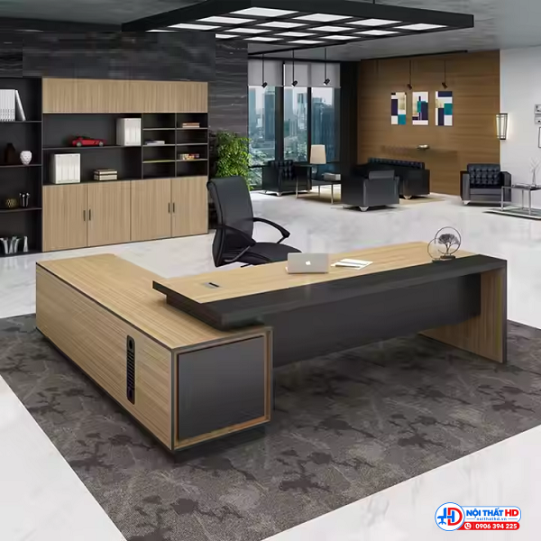 Bàn làm việc giám đốc chữ l cao cấp bgd011