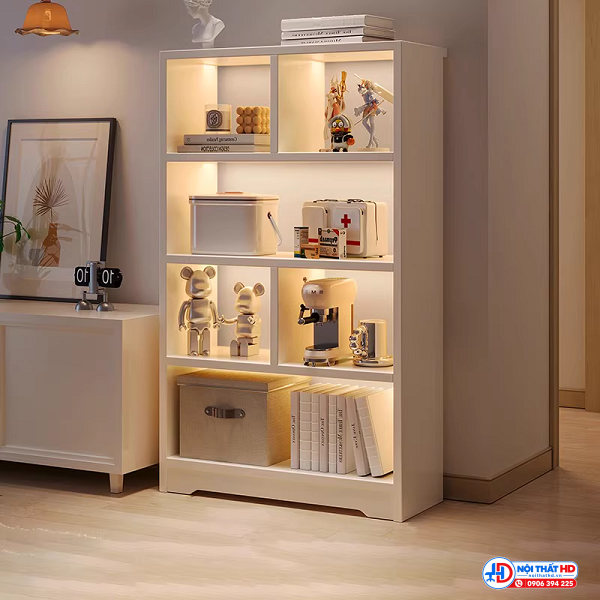 Kệ trưng bày mô hình có đèn led 80cm x 1m8 tbhd051
