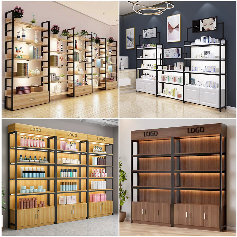 Mẫu tủ kệ trưng bày khung sắt đẹp tại Nội Thất HD