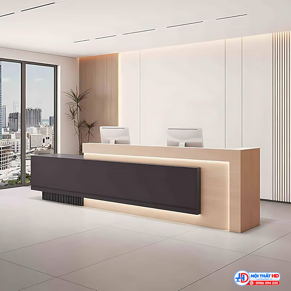 Quầy lễ tân chung cư hiện đại lthd085