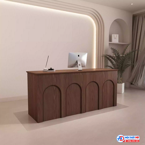 Quầy thu ngân shop quần áo 1m4 tnhd057