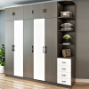Tủ quần áo 5 cánh kèm kệ trang trí 2m x 1m6 tahd03