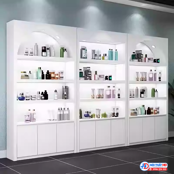 Tủ trưng bày mỹ phẩm cao cấp 1m x 2m tbhd050