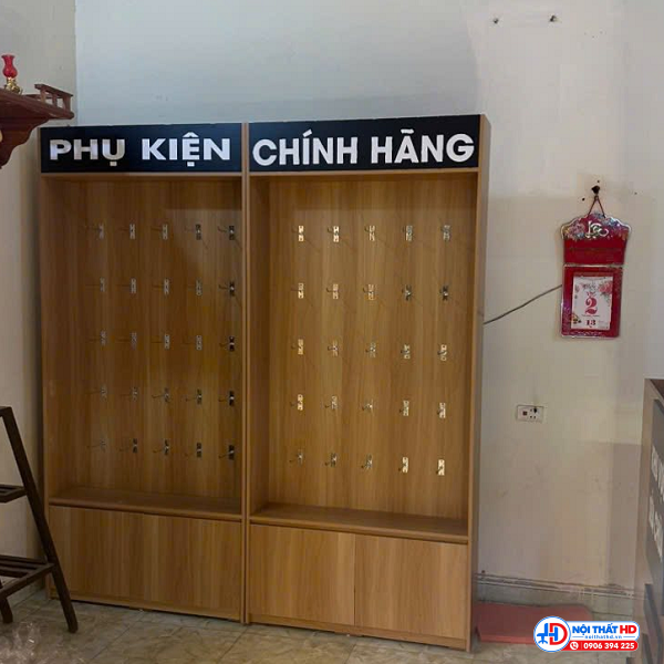 Tủ trưng bày phụ kiện 1m2 tbhd071