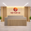 Quầy lễ tân 2m lam sóng hiện đại lthd0105
