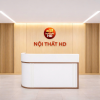 Quầy lễ tân chữ l 1m7 lthd0102