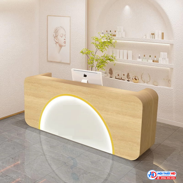 Quầy lễ tân spa cao cấp lthd0100