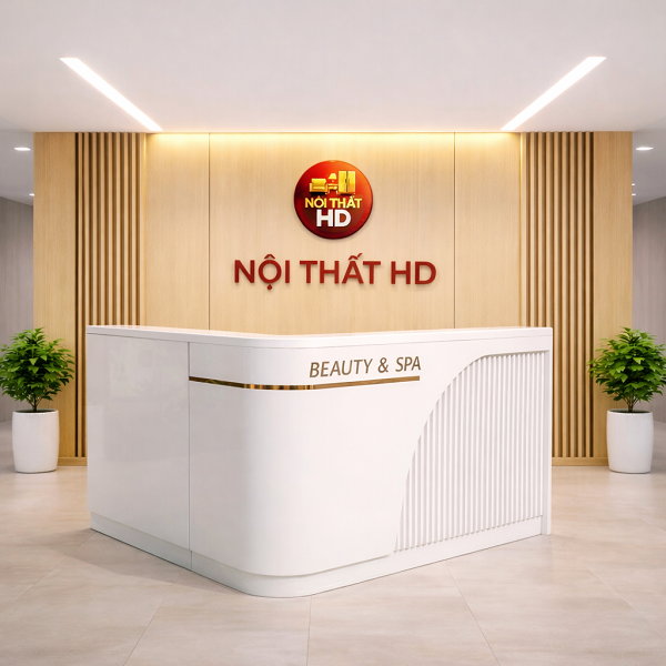 Quầy spa bo cong hiện đại lthd0111