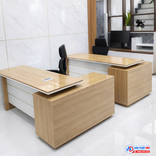 Bàn giám đốc chữ l 1m4 giá rẻ bgd033