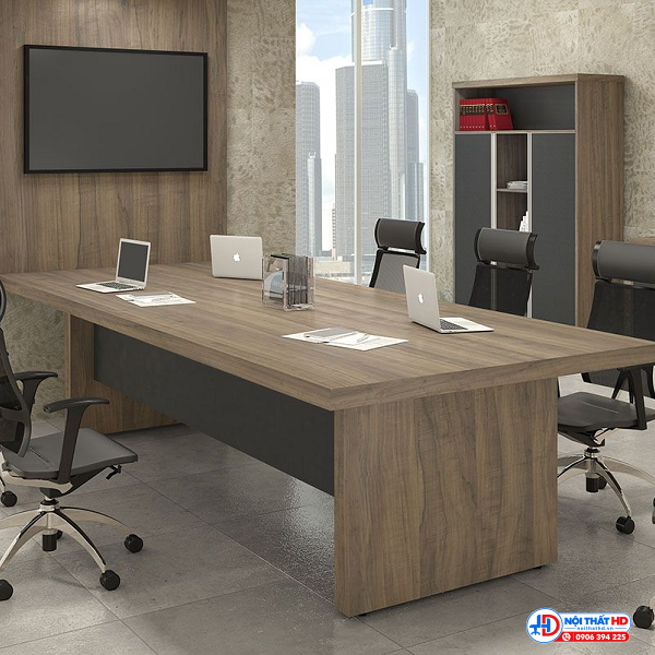 Bàn họp 2m4 x 1m gỗ mdf bhd024