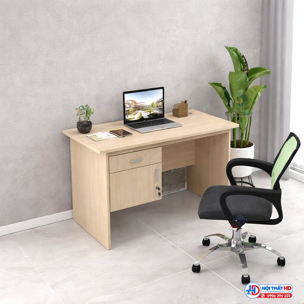 Bàn làm việc 1m2 hộc tủ treo bphd033