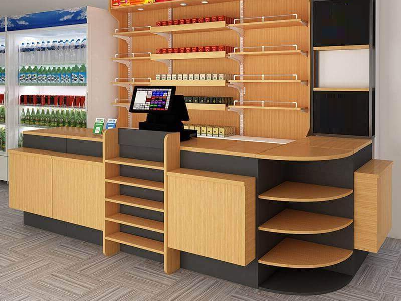 Mẫu quầy thu ngân đẹp nhiều công năng sử dụng