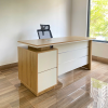 Bàn trưởng phòng 1m4 giá rẻ bgd038