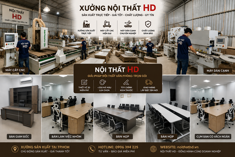 Xưởng sản xuất Nội Thất HD