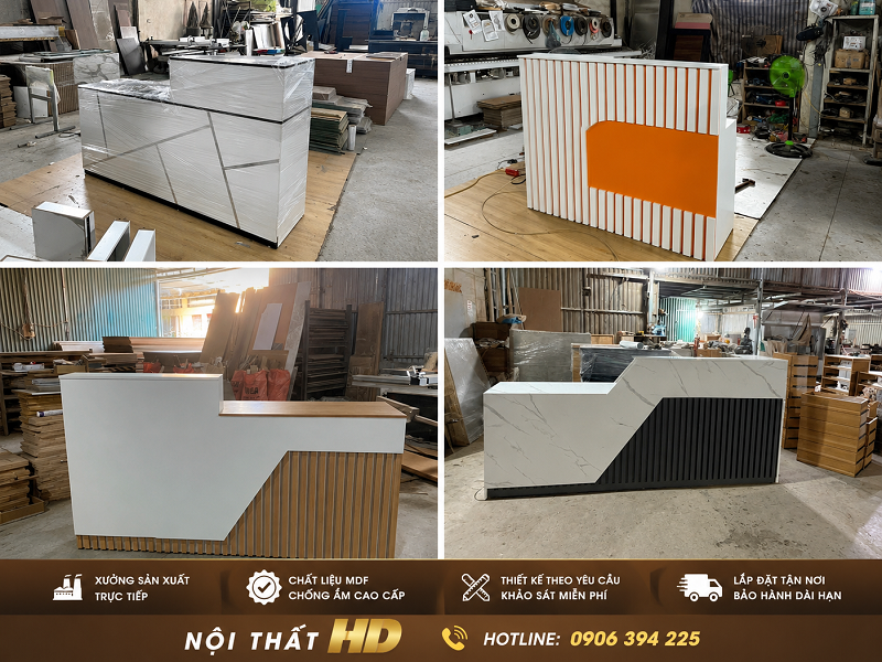 Xưởng lắp ráp quầy lễ tân tại Phường Tây Thạnh
