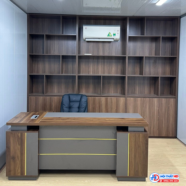 Bàn giám đốc hiện đại chữ l 1m6 bgd040