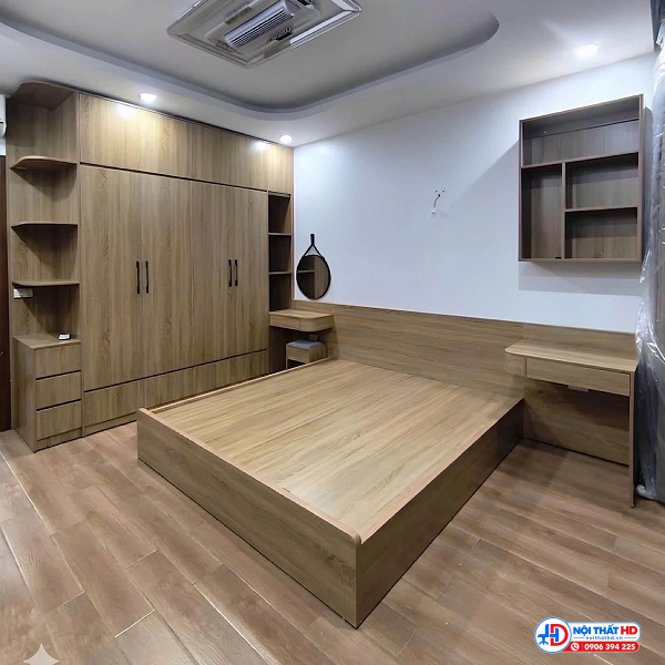 giường ngủ đơn giản 1m8 ghd03