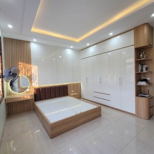 Giường ngủ hiện đại bọc da 1m8 ghd04