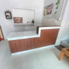 Quầy pha chế 1m8 lam sóng pch027