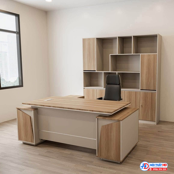 Bàn giám đốc hiện đại chữ l bgd047