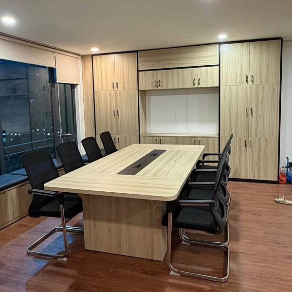Bàn họp 2m4 gỗ mdf bhhd044